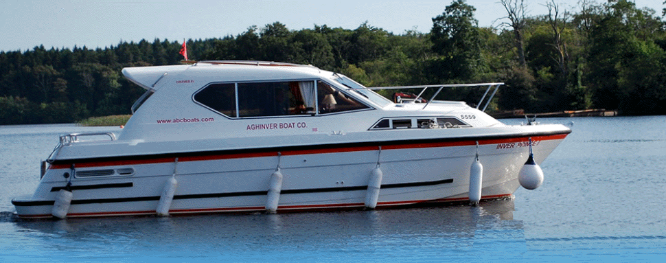 Aghinver Boat Company ABC Irland River Erne Charterboot Inver Prince